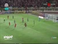 گل دوم تراکتور به شمس آذر  توسط امیر حسین حسین زاده 