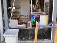 مغازه دست‌نخورده بندر شهید رجایی بعد از انفجار