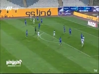 واکنش دیدنی حسینی ناجی دروازه استقلال شد 