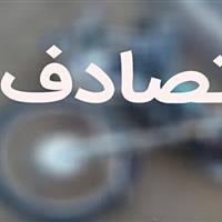 یک کشته بر اثر واژگونی موتورسیکلت در تاکستان