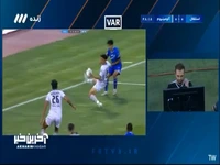 گل اول استقلال به آلومینیوم توسط رامین رضاییان 