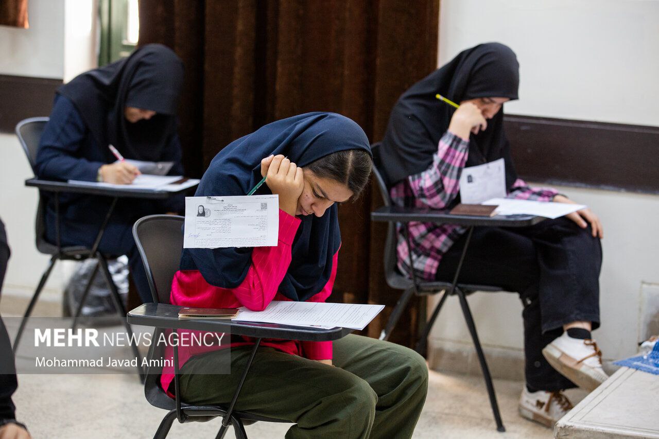 عکس/ نوبت دوم کنکور سراسری ۱۴۰۴ در قزوین