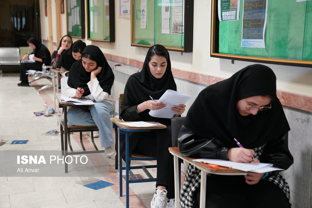 عکس/ روز دوم کنکور سراسری ۱۴۰۴ در اردبیل
