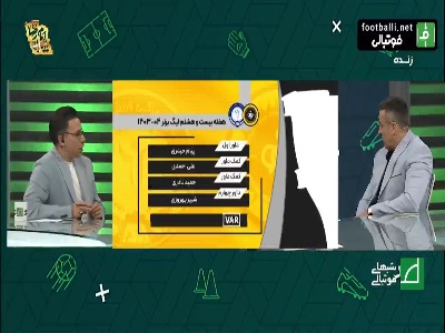 کارشناسی داوری سپاهان - گل گهر سیرجان