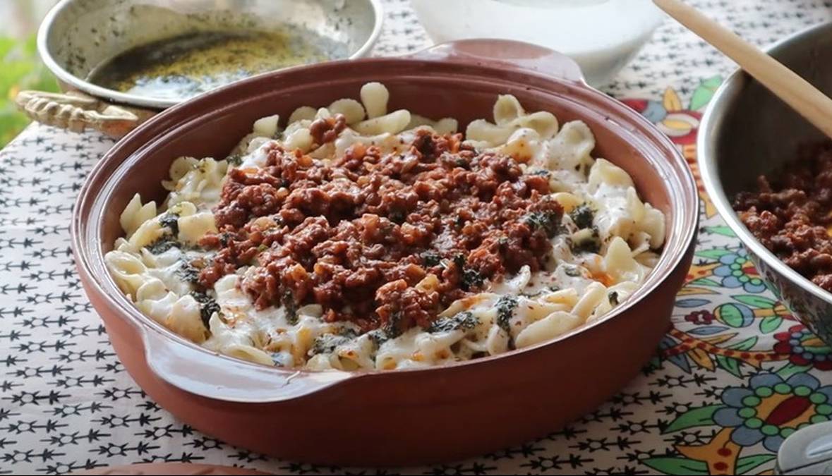 «پاستا ترکی» ترکیبی از طعمهای غافلگیرکننده در یک بشقاب