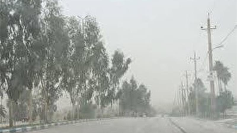 آسمان قصرشیرین و سرپلذهاب غبارآلود است
