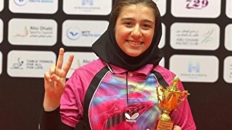 پینگپنگ باز کرمانشاهی عضو تیم تنیس روی میز نوجوانان دختر کشور شد