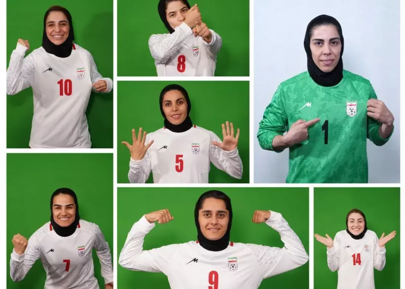 تمرین پرانرژی دختران فوتسال ایران قبل از جام ملتها