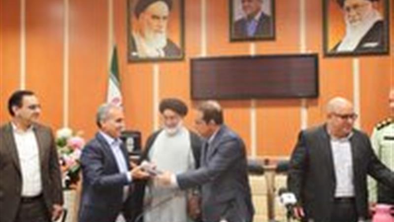 تودیع و معارفه سرپرست فرمانداری جدید ایوان