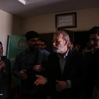 بیبرقی در سخنرانی علی لاریجانی در دانشگاه شاهد