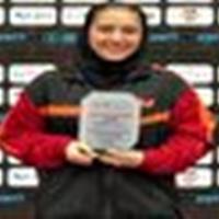 پینگ‌پنگ باز نوجوان دختر کرمانشاهی قهرمان ایران شد