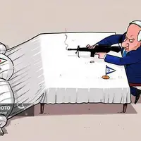 کاریکاتور/ نسل کشی نتانیاهو در غزه