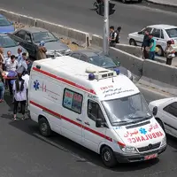 تصادف شدید پژو با ۵ عابر پیاده در نسیم‌شهر