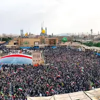 جشن ۵۰ هزارنفری دختران ایران در محفل بزرگ ولادت حضرت معصومه (س)