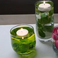 ساخت شمع دکوری با گل خشک