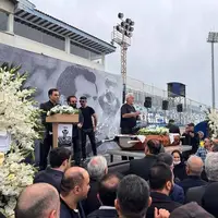 مراسم تشییع پیکر «بهمن صالح‌نیا» در انزلی آغاز شد