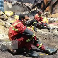 پخش صحنه‌های مهار آتش بندر شهید رجایی امشب از تلویزیون