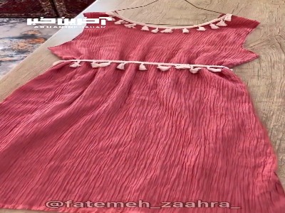 با یک شال ساده پیراهن بدوز