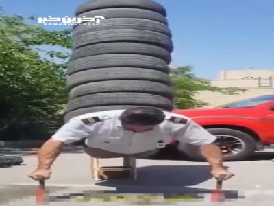 تمرینات فوق العاده زیبای آتش نشان‌ها در ایران