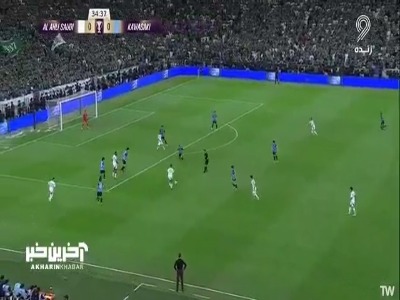 شوت تماشایی؛ گل اول الاهلی توسط گالنو