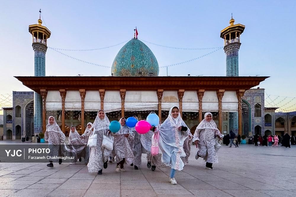 عکس/ کودکانه‌های حرم؛ به مناسبت روز بزرگداشت شاهچراغ  