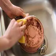 پاک کردن ظروف مسی