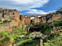 قابی از شهر روندا در اسپانیا
