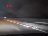نمایی از طوفان گرد و غبار هولناک در عراق