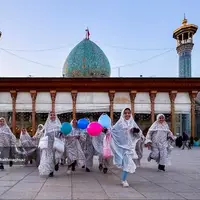 عکس/ کودکانه‌های حرم؛ به مناسبت روز بزرگداشت شاهچراغ  