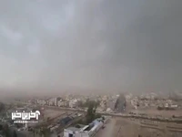 طوفان به قم رسید