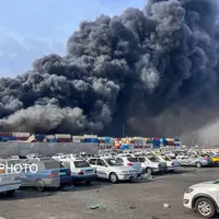 عکس/ تصویر «منتخب هفته»؛ از انفجار در اسکله بندر شهید رجایی تا قهرمانی تراکتور