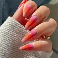 طرح چند رنگ ناخن با استفاده از ابر اسفنجی