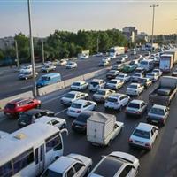 ترافیک سنگین در آزادراه قزوین – کرج – تهران