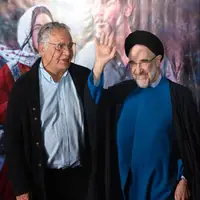 حضور سید محمد خاتمی در اکران فیلم «زیبا صدایم کن»