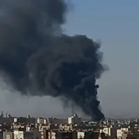 آتش‌سوزی کارخانه موتورسیکلت در مشهد مهار شد