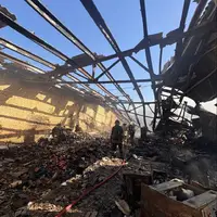 عکس/ مهار حریق در شهرک صنعتی مشهد 