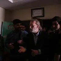 لاریجانی در تاریکی