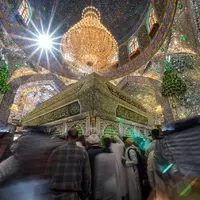 تصاویری تماشایی از حال و هوای حرم مطهر علوی در روز زیارتی مولای متقیان