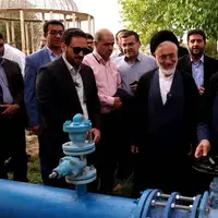 افتتاح یک طرح آبرسانی پس از ۸ سال در گتوند 