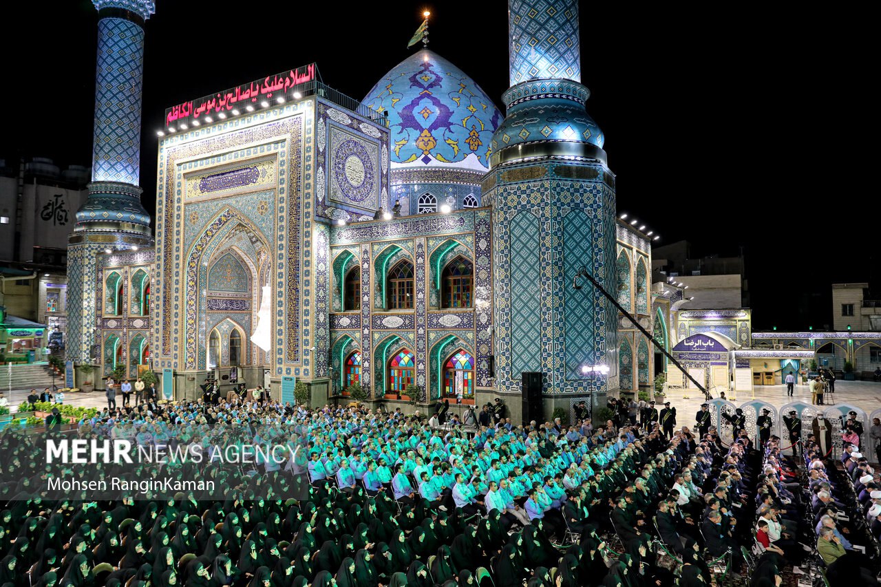 عکس/ مراسم بزرگداشت حضرت صالح ابن‌ موسی الکاظم (ع)