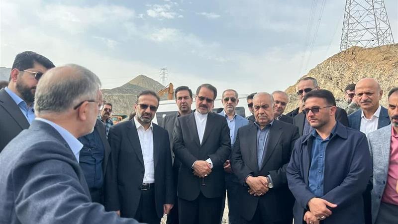 بازدید رئیس سازمان بازرسی کشور از پل B0 در آزادراه شمالی کرج