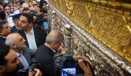 رئیس‌جمهور حرم حضرت معصومه(سلام‌الله‌علیها) را زیارت کرد