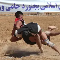 مسابقات کشتی با چوخه قهرمانی کشور در بجنورد