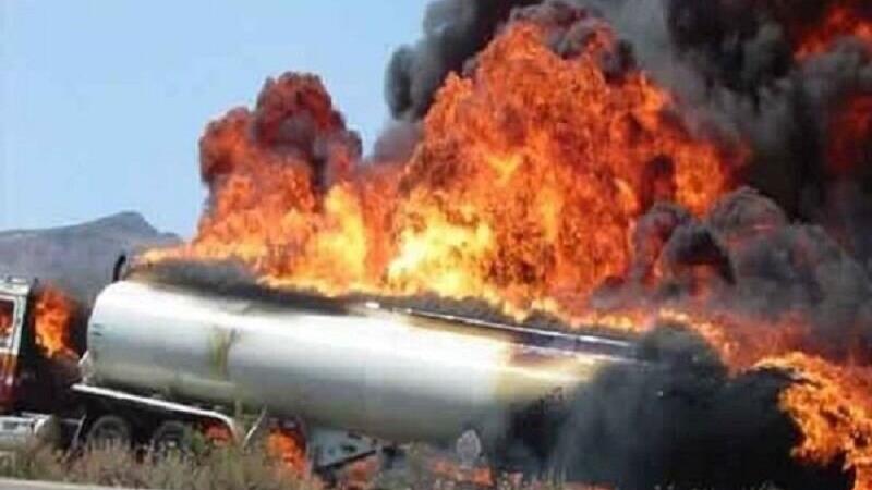 آتش‌سوزی تانکر سوخت‌رسان در دهلران خسارت جانی نداشت