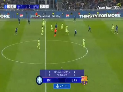 پای راستش قابل مقایسه با پای چپش نیست؛ اینتر 1-0 بارسلونا