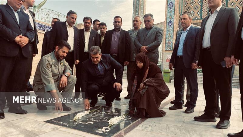 قدم اول انصاری در سمنان؛ ادای احترام به ۳هزار شهید والامقام استان