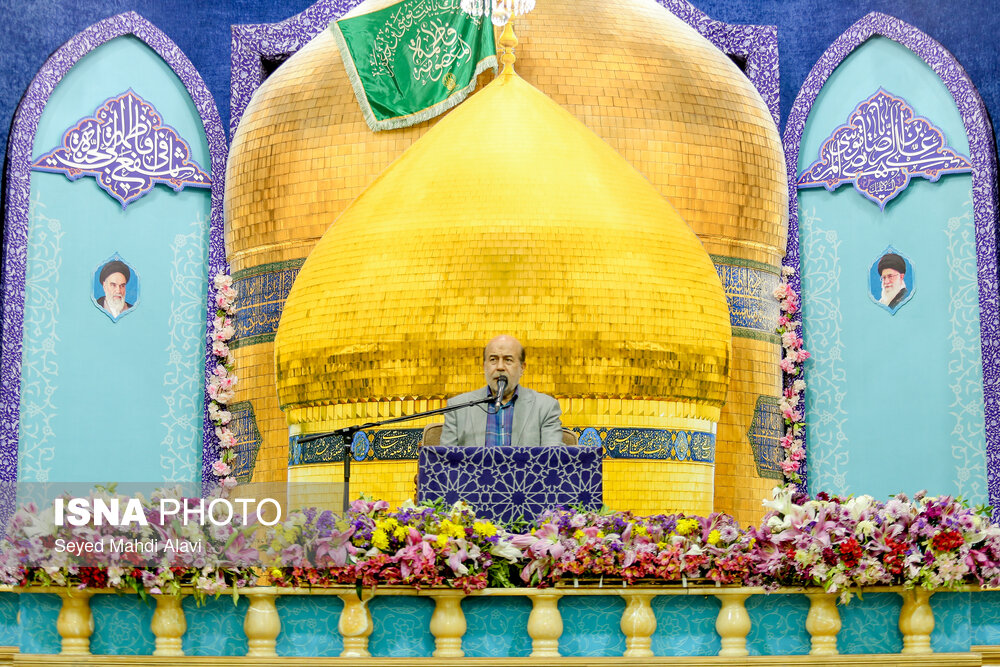 مراسم یادبود جانباختگان بندر شهید رجایی در حرم حضرت معصومه(س)