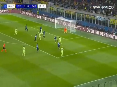 خبری از اعلام پنالتی نیست؛ اینتر 1-0 بارسلونا