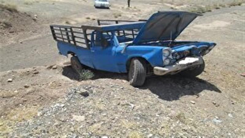واژگونی نیسان در آزادراه قزوین - کرج با 2 کشته و مصدوم