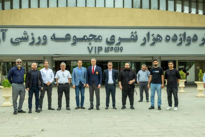 بازدید نائب رئیس فدراسیون اسکی روسیه از سالن 12 هزار نفری آزادی